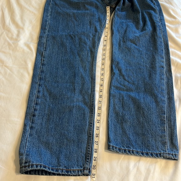 Levi’s 505 Rigid Denim Men’s Blue Jeans 38 x 31 - Picture 10 of 10